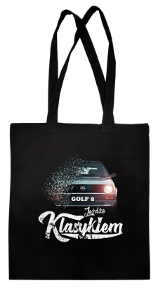 Jeżdzę klasykiem GOLF 2 - torba z nadrukiem 
