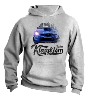Jeżdżę klasykiem Subaru Impreza WRX - bluza męska z kapturem - 6