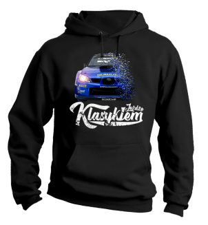 Jeżdżę klasykiem Subaru Impreza WRX - bluza męska z kapturem - 7