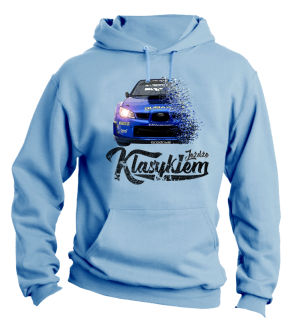 Jeżdżę klasykiem Subaru Impreza WRX - bluza męska z kapturem - 10