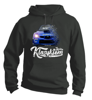 Jeżdżę klasykiem Subaru Impreza WRX - bluza męska z kapturem - 3