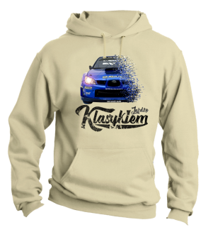Jeżdżę klasykiem Subaru Impreza WRX - bluza męska z kapturem - 14