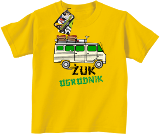 Żuk Ogrodnik Wektor - koszulka dziecięca żółta
