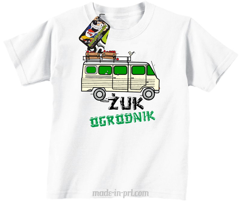 Żuk Ogrodnik Wektor - koszulka dziecięca biała