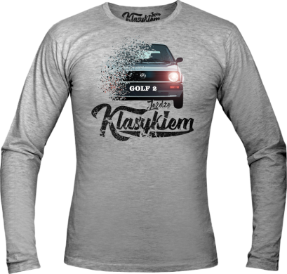 Jeżdżę klasykiem GOLF 2 - longsleeve męski 