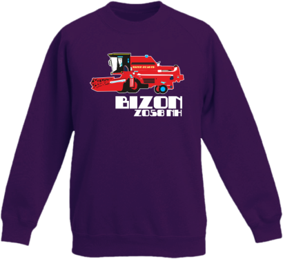 BIZON ZO58NH - Bluza dziecięca standard bez kaptura 