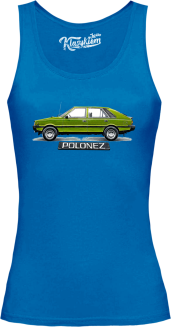 Polonez zielony Klasyczny Bok - top damski niebieski