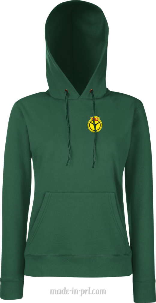 PKS małe logo - bluza damska z kapturem