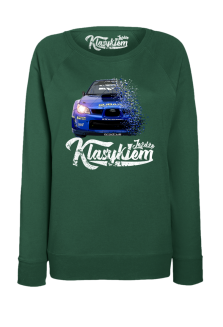 Jeżdżę klasykiem Subaru Impreza WRX - bluza damska standard - 4