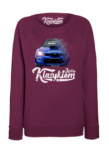 Jeżdżę klasykiem Subaru Impreza WRX - bluza damska standard - 5