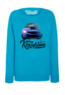 Jeżdżę klasykiem Subaru Impreza WRX - bluza damska standard - 6