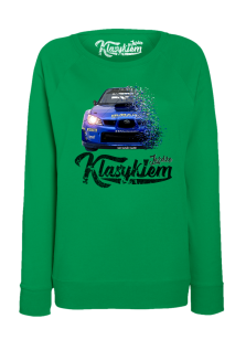 Jeżdżę klasykiem Subaru Impreza WRX - bluza damska standard - 7