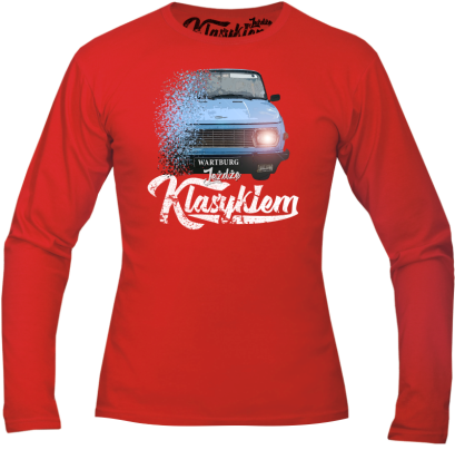 Jeżdżę klasykiem Wartburg - longsleeve męski