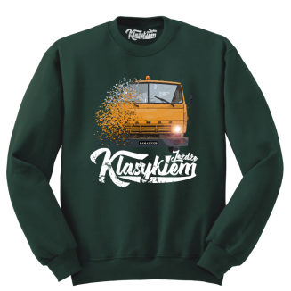 Jeżdżę klasykiem Kamaz 5320 - bluza męska standard butelkowa