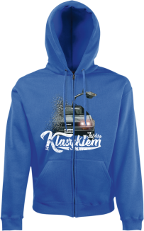 Jeżdżę klasykiem DMC DeLorean - bluza męska kaptur na zamek - 2