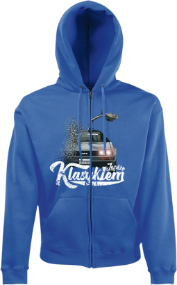 Jeżdżę klasykiem DMC DeLorean - bluza męska kaptur na zamek