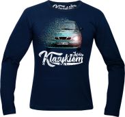 Jeżdżę Klasykiem DAEWOO LANOS - longsleeve męski granatowy