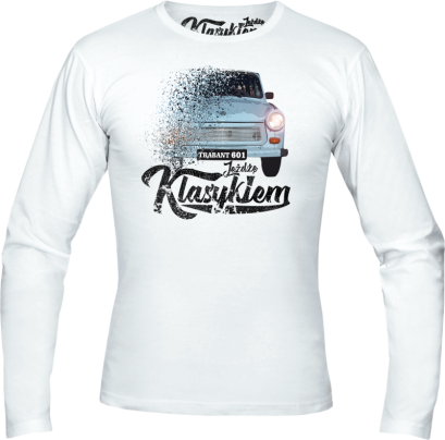 Jeżdżę klasykiem TRABANT 601 - longsleeve męski / koszulka z długim rękawem