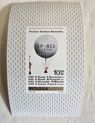 1981.03.25. Sport balonowy  Gordon Bennett Balloon Race Souvenir Blok