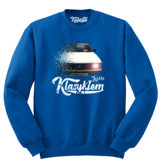 Jeżdżę klasykiem Moskvich 2141 -  bluza męska standard niebieska