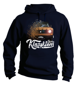 Jeżdżę klasykiem Tarpan 239D - bluza męska z kapturem - 6