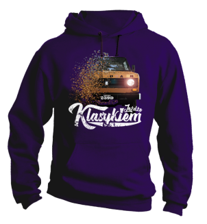 Jeżdżę klasykiem Tarpan 239D - bluza męska z kapturem - 8