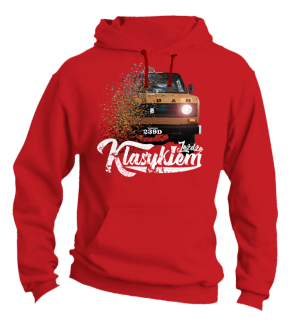 Jeżdżę klasykiem Tarpan 239D - bluza męska z kapturem - 12