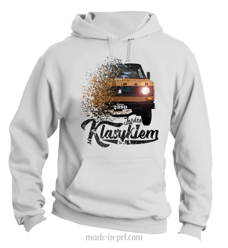 Jeżdżę klasykiem Tarpan 239D - bluza męska z kapturem
