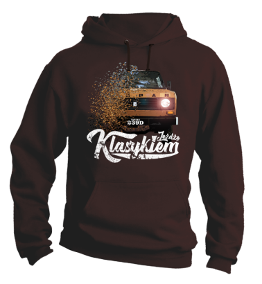 Jeżdżę klasykiem Tarpan 239D - bluza męska z kapturem