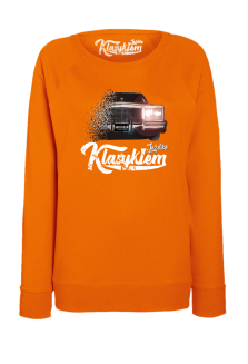 Jeżdżę klasykiem Cadillac Classic Brougham - bluza damska standard pomarańczowy