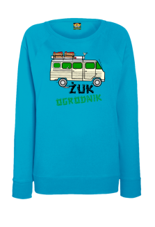 Żuk Ogrodnik Wektor - bluza damska standard turkusowa