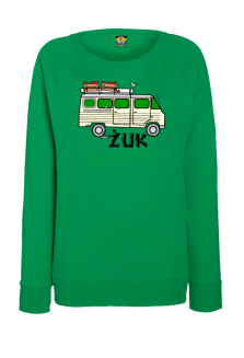 Żuk Ogrodnik Wektor - bluza damska standard zielona