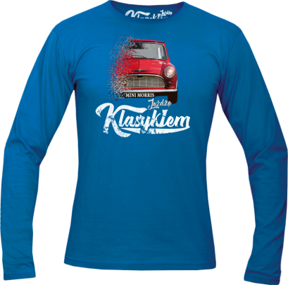 Jeżdżę klasykiem Mini Morris - longsleeve męski 