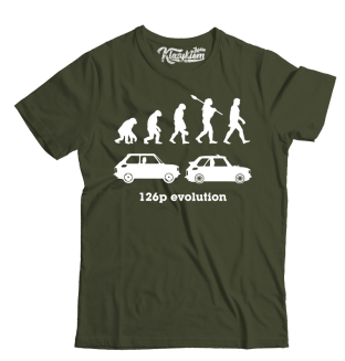 126p Evolution - koszulka męska khaki