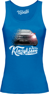 Jeżdżę Klasykiem OPEL Astra GTC - top damski niebieski