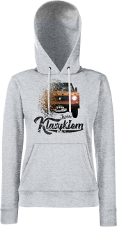 Jeżdżę klasykiem TARPAN - bluza damska z kapturem - 6