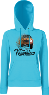 Jeżdżę klasykiem TARPAN - bluza damska z kapturem 3