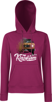 Jeżdżę klasykiem TARPAN - bluza damska z kapturem - 11