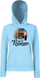 Jeżdżę klasykiem TARPAN - bluza damska z kapturem - 12