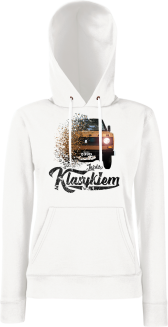 Jeżdżę klasykiem TARPAN - bluza damska z kapturem - 13