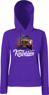 Jeżdżę klasykiem TARPAN - bluza damska z kapturem - 14