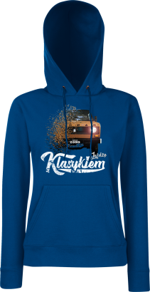Jeżdżę klasykiem TARPAN - bluza damska z kapturem