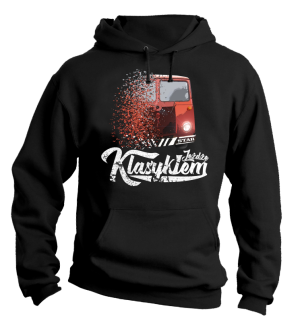 Jeżdżę Klasykiem Star Auto - bluza męska z kapturem czarna
