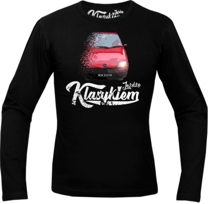 Jeżdżę klasykiem Seicento - longsleeve męski / koszulka z długim rękawem