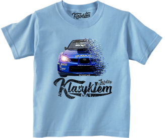 Jeżdżę klasykiem Subaru Impreza WRX - koszulka dziecięca - 13