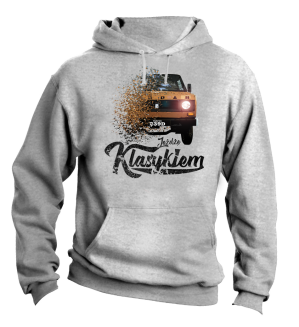 Jeżdżę klasykiem TARPAN - bluza męska z kapturem - 5