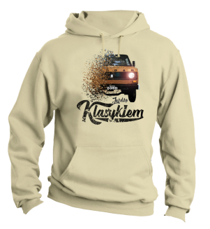 Jeżdżę klasykiem TARPAN - bluza męska z kapturem - 14