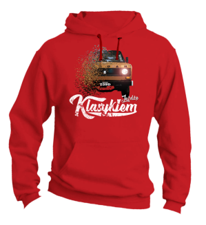 Jeżdżę klasykiem TARPAN - bluza męska z kapturem 3