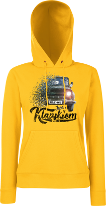 Jeżdżę klasykiem UAZ 469 -  bluza damska z kapturem