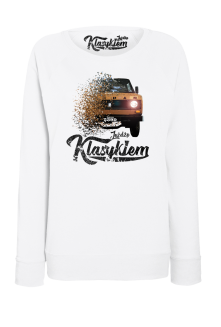 Jeżdżę klasykiem TARPAN - bluza damska standard  - 3
